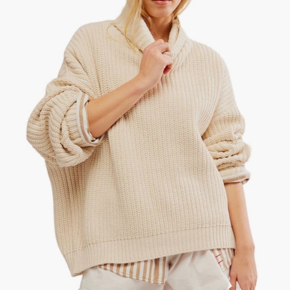 NEVER WORN Free People Swim Too Deep Sweater